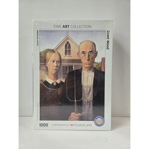 Grant Wood American Gothic puzzle 1000 piece Sealed Fine Art